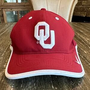 Men’s Nike Heritage 91 Oklahoma Sooners OU Strap Hat Cap Crimson